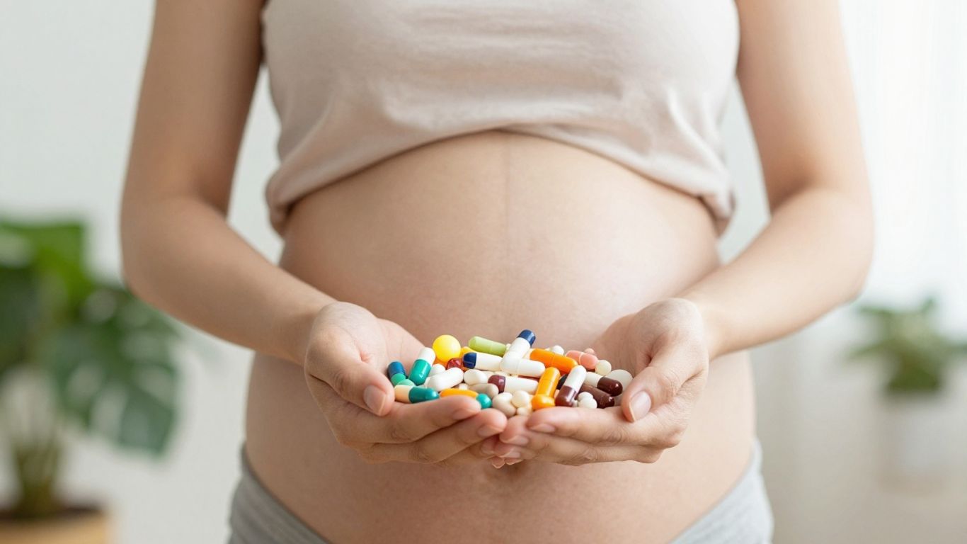 Suplementos essenciais para gravidez: mãe e bebê saudáveis.