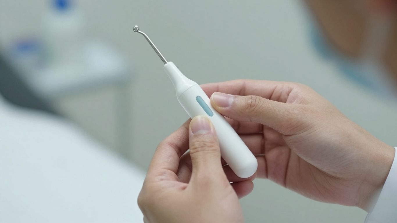 Médica realiza exame ginecológico com espéculo.